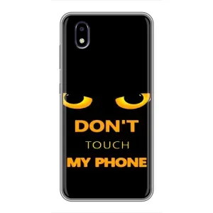 Чехол с Прикольным принтом на ZTE Blade A3 (2020) (Не трогай мой телефон)