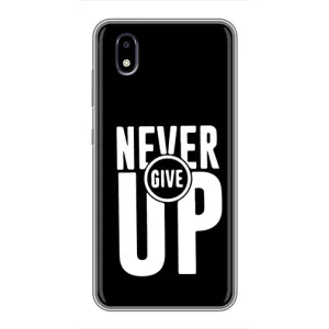 Силіконовый Чохол на ZTE Blade A3 (2020) з картинкою НАЙК (Never Give UP)