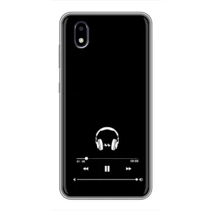 Чехол с картинками на черном фоне для ZTE Blade A3 (2020) (Плеер)