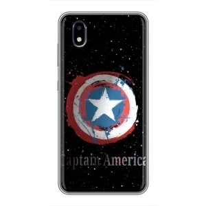 Чехол с Щитом Капитана Америки на ZTE Blade A3 (2020) (Щит Капитана)