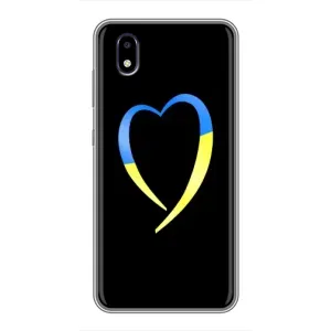 Силиконовый Чехол на ZTE Blade A3 (2020) (Я-Украина) (Украинское сердце)