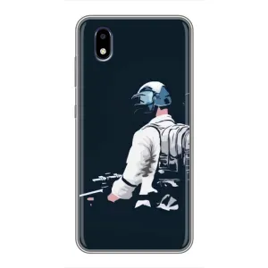 Силиконовый чехол с картинкой "Герой Pubg" на ZTE Blade A3 (2020) (В экиперовке)