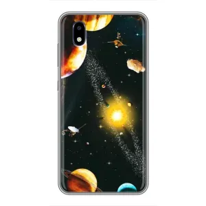 Чехол (ТПУ) с планетами на ZTE Blade A3 (2020) (Вид с космоса)
