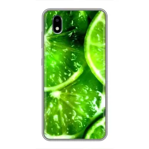Чехол с изображением вкусной еды для ZTE Blade A3 (2020) (Яркий ЛАЙМ)