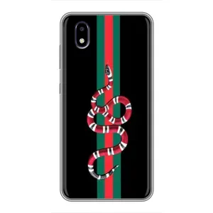 Чехлы Бренд GUCCI для ZTE Blade A3 (2020) (Змей Гуччи)