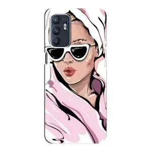 Чохол з картинкою Модні Дівчата ZTE Blade A31 Plus (Дівчина в халаті)
