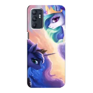 Чехол Unicorn на ZTE Blade A31 Plus (Единорожки на тучках)