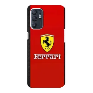 Силіконовий бампер з картинкою машини на ZTE Blade A31 Plus (Ferrari Logo)