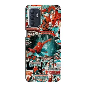 Чехол Супергерой Человека Паука на ZTE Blade A31 Plus (Комиксы Человек Паук)