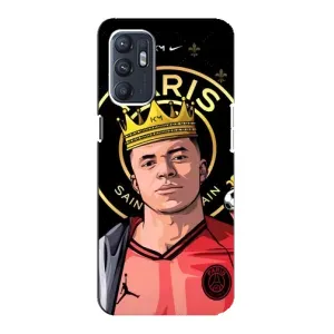 Чохол (TPU) з Футболістом на ZTE Blade A31 Plus (Mbappe King)