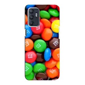 Чохол з зображенням смачної їжі для ZTE Blade A31 Plus (Різнокольорові M&M'S)