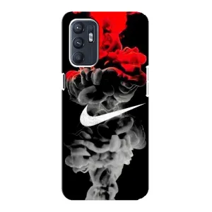 Силиконовый Чехол на ZTE Blade A31 Plus с картинкой Nike (Nike дым)