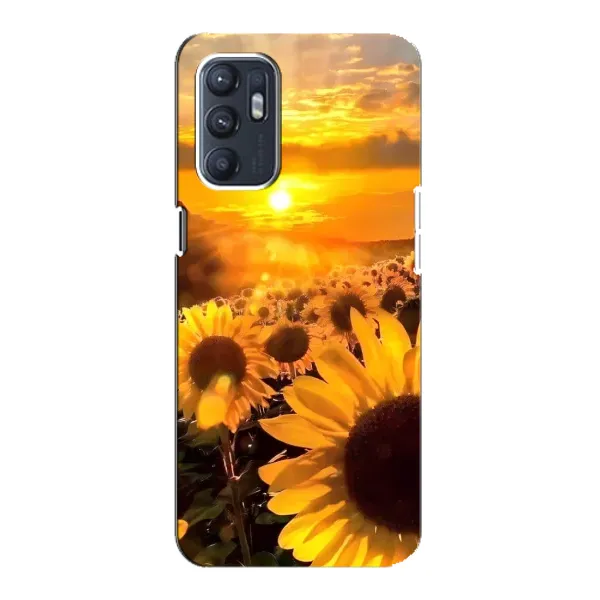 Чехол с рисунком «поле подсолнухов» для ZTE Blade A31 Plus