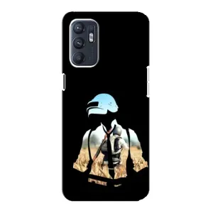 Силиконовый чехол с картинкой "Герой Pubg" на ZTE Blade A31 Plus (Пубг мен)