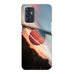 Чохол (ТПУ) з планетами на ZTE Blade A31 Plus (Сатурн)