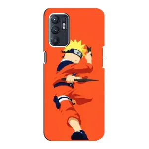 Чехлы с принтом Наруто на ZTE Blade A31 Plus (Силуэт Наруто)