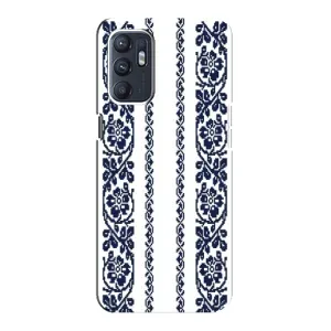 Силіконовый Чохол на ZTE Blade A31 Plus з картинкой Вишиванки (Синя вишиванка)