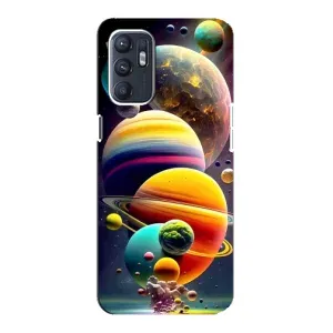 Чохол (ТПУ) з планетами на ZTE Blade A31 Plus (Сонячна система)