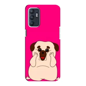 Чехол (ТПУ) Милые собачки для ZTE Blade A31 Plus (Веселый Мопсик)