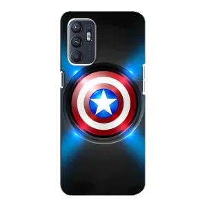 Чехол с Щитом Капитана Америки на ZTE Blade A31 Plus (Яркий Щит Капитана)