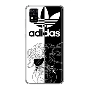 Чехол в стиле "Адидас" для ЗТЕ Блейд А31 (Adidas шнурки)