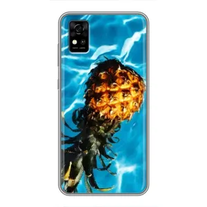 Чехол с изображением вкусной еды для ZTE Blade A31 (Ананас)