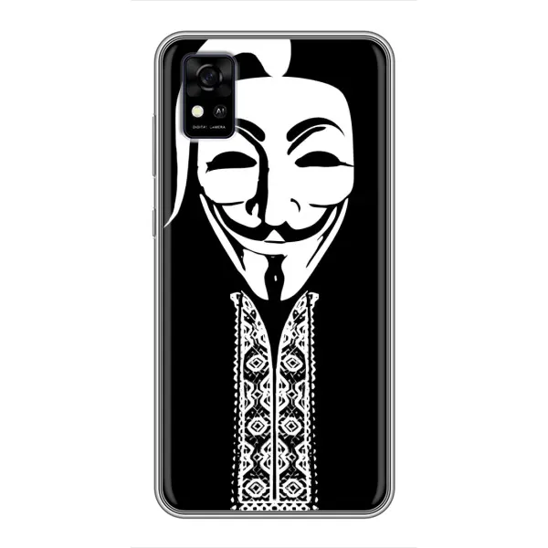 Чехол с рисунком «Анонимус» для ZTE Blade A31 Чехол с рисунком «Анонимус» для ZTE Blade A31