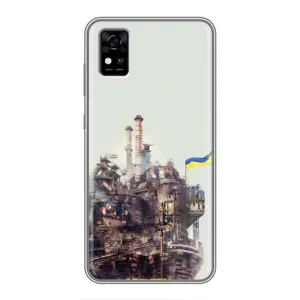 Чехлы на военную тематику для ZTE Blade A31 (Азовсталь)
