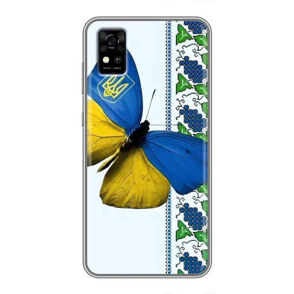 Чехол с рисунком «Бабочка» для ZTE Blade A31 Чехол с рисунком «Бабочка» для ZTE Blade A31