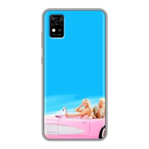 Силиконовый Чехол Барби Фильм на ZTE Blade A31 (Барби и Кен)