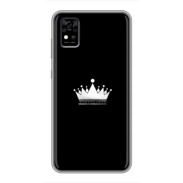Чехол с рисунком «Белая корона» для ZTE Blade A31 Чехол с рисунком «Белая корона» для ZTE Blade A31