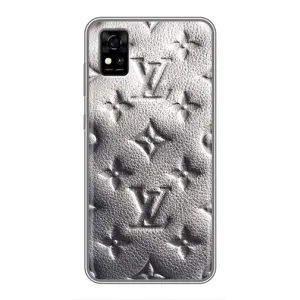 Текстурный Чехол Louis Vuitton для ЗТЕ Блейд А31 (Бежевый ЛВ)