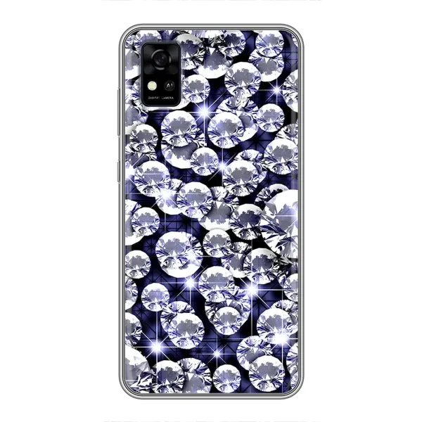 Чехол с рисунком «Бриллианты» для ZTE Blade A31 Чехол с рисунком «Бриллианты» для ZTE Blade A31