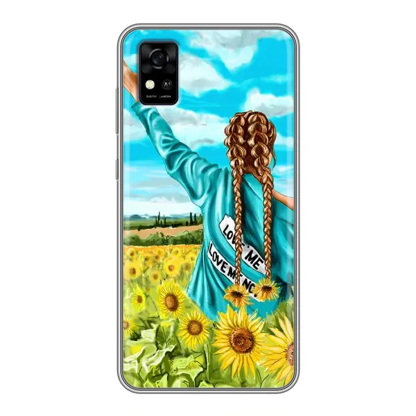 Чохол з малюнком «Дівчина на полі» для ZTE Blade A31 Чохол з малюнком «Дівчина на полі» для ZTE Blade A31