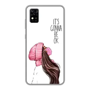Чехол Стильные девушки на ZTE Blade A31 (Девушка в маске)