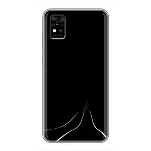 Чехол с картинками на черном фоне для ZTE Blade A31 (Дорога)