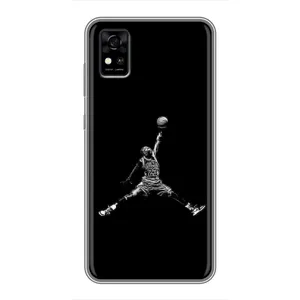 Силиконовый Чехол Nike Air Jordan на ЗТЕ Блейд А31 (Джордан)