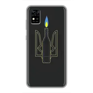 Чехол с картинкой (Патриотический ГЕРБ) на ZTE Blade A31 (Герб - Молотова)