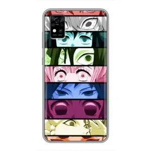 Силиконовые чехлы с глазами Anime для ЗТЕ Блейд А31 (Глаза Хашира)