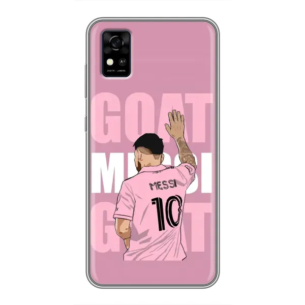 Чехол с рисунком «GOAT MESSI» для ZTE Blade A31 Чехол с рисунком «GOAT MESSI» для ZTE Blade A31