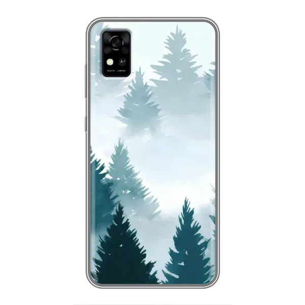Чехол с рисунком «Горный лес» для ZTE Blade A31 Чехол с рисунком «Горный лес» для ZTE Blade A31