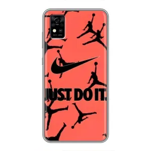 Силиконовый Чехол Nike Air Jordan на ЗТЕ Блейд А31 (Just Do It)