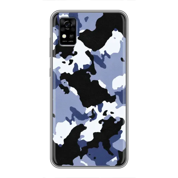 Чехол с рисунком «Камуфляжный Серый» для ZTE Blade A31 Чехол с рисунком «Камуфляжный Серый» для ZTE Blade A31