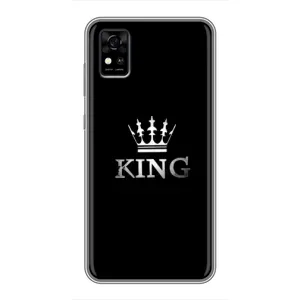 Чехол (Корона на чёрном фоне) для ЗТЕ Блейд А31 (KING)