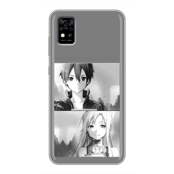 Чехол с рисунком «Кирито-Асуна» для ZTE Blade A31 Чехол с рисунком «Кирито-Асуна» для ZTE Blade A31