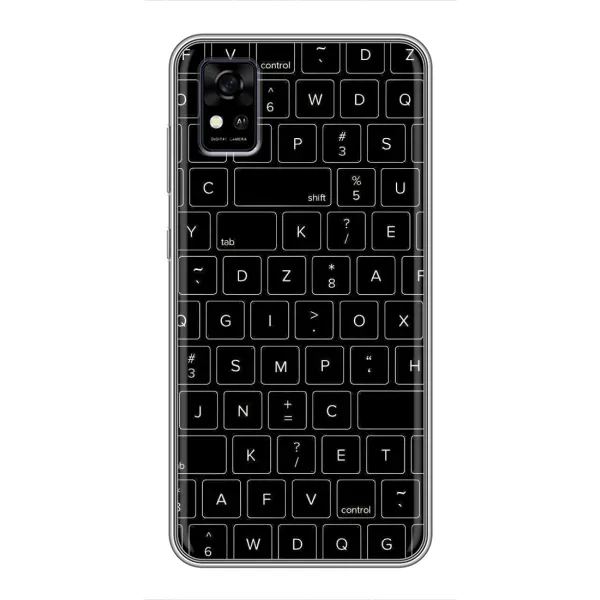 Чехол с рисунком «Клавиатура» для ZTE Blade A31 Чехол с рисунком «Клавиатура» для ZTE Blade A31
