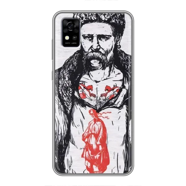 Чехол с рисунком «Кобзарь» для ZTE Blade A31 Чехол с рисунком «Кобзарь» для ZTE Blade A31