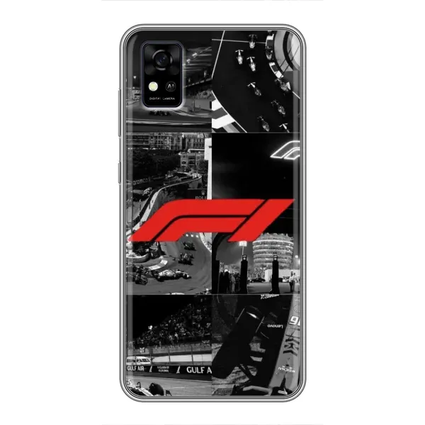 Чехол с рисунком «Коллаж Формула 1» для ZTE Blade A31 Чехол с рисунком «Коллаж Формула 1» для ZTE Blade A31