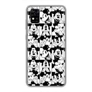 Чохли з принтом Міккі Маус на ZTE Blade A31 (Колаж Микки Маус)
