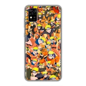 Чехлы с принтом Наруто на ZTE Blade A31 (Коллаж Наруто)